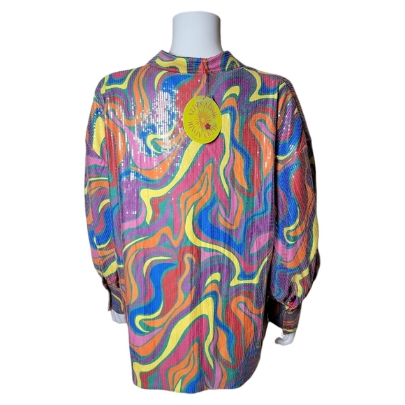 NWT $285 ALDEN ADAIR Wonderland Top Small - Picture 6 of 6